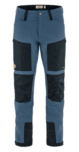 Fjellreven KEB Agile Trousers Long, Herre Indigo Blue - Dark Navy 46