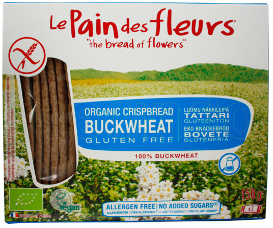 Le Pain Des Fleurs Bokhveteknekkebrød Ø 125g Le Pain Des Fleurs Bokhveteknekkebrød Ø 125g