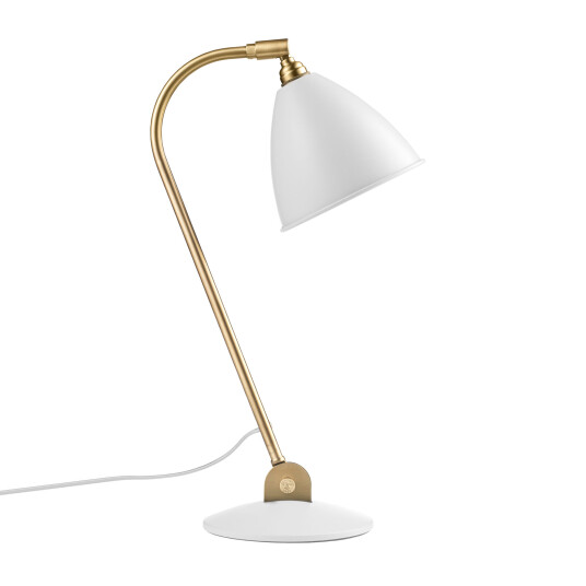 Gubi BL2 Soft White Semi Matt/Brass