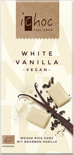 Ichoc White Vanilla Vegansk Ø 80g Ichoc White Vanilla Vegansk Ø 80g