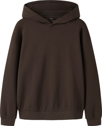 LMTD Nlnnevo Ls L Bru Sweat W. Hood Noos Brown 158 164