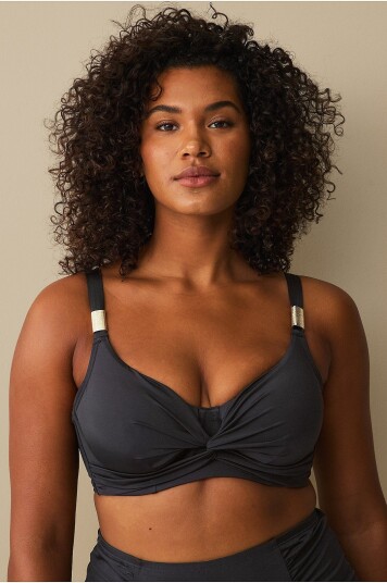 Ellos Plus Collection Shira Bikini BH med bøyler Svart
