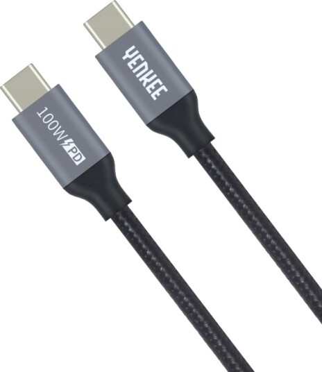 Yenkee Usb-Kabel Usb-C Til Usb-C 1,5 M Grå 35054885