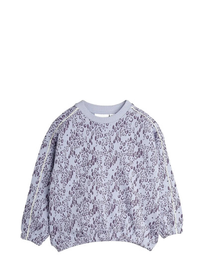 Mini Rodini Mini Leopard Aop Sweatshirt - Purple - 68/74