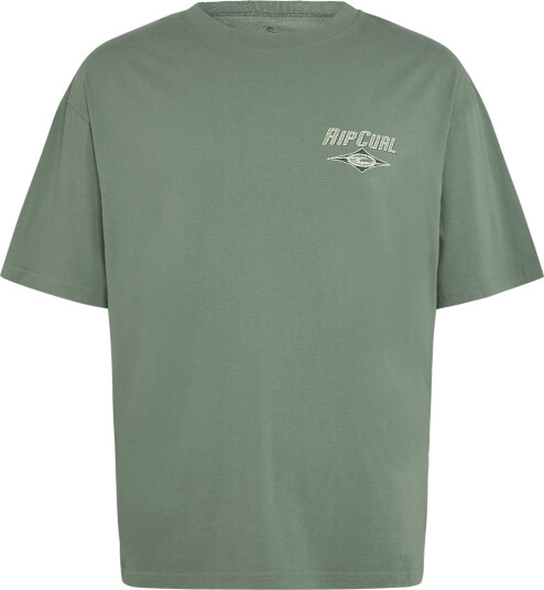 Rip Curl Heritage Icon Tee Khaki green S Rip Curl Heritage Icon Tee Khaki green S