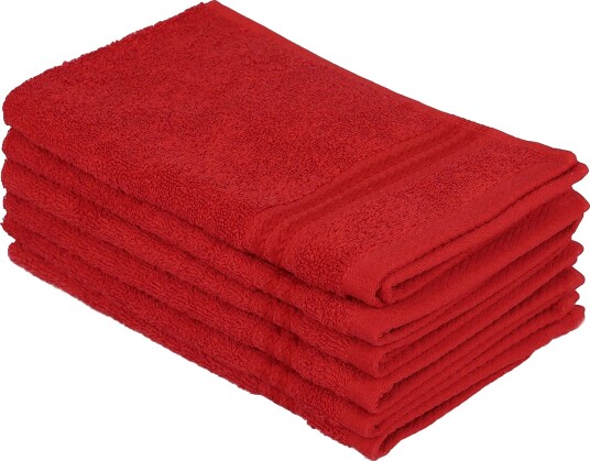 Hobby Håndkle 30x50 cm 6 pk Rød
