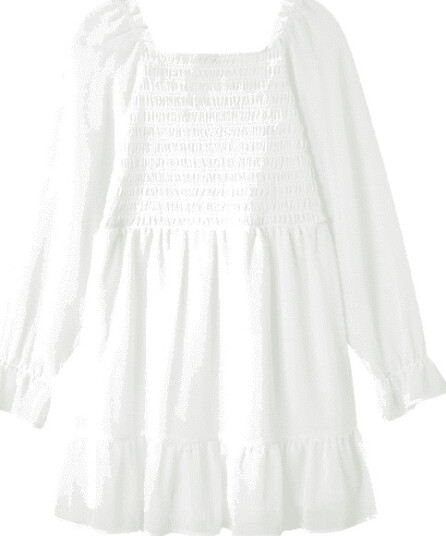 LMTD Nlfheave kjole til barn Bright White