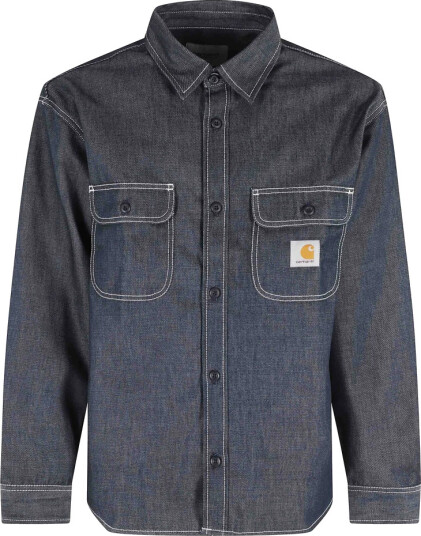 Carhartt Wip Herre Skjorter Blå S,