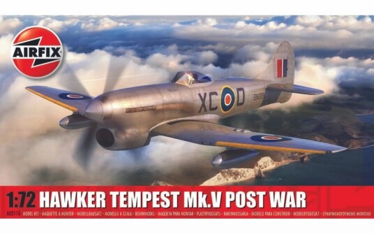 Airfix Hawker Tempest Mk.V 1/72 Modellfly Etterkrig