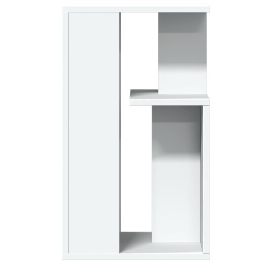Sidebord hvit 35x35x60 cm sponplate 840737