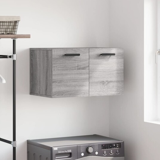  Veggskap grå sonoma 60x36,5x35 cm konstruert tre 8720845948757