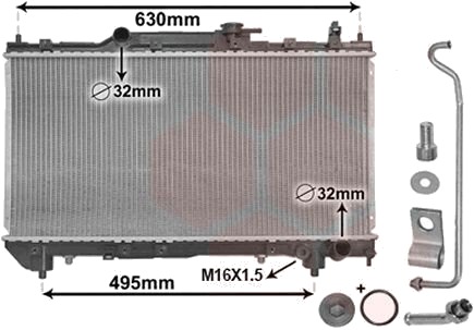 VAN WEZEL 53002240 Radiator motorkjøling VAN WEZEL 53002240 Radiator motorkjøling