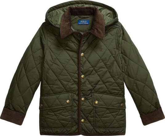 Ralph Lauren Kids Hooded Barn Jacket COMPANY OLIVE/C8496 S