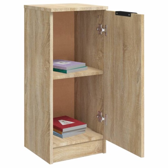 vidaXL Skjenk sonoma eik 30x30x70 cm konstruert tre