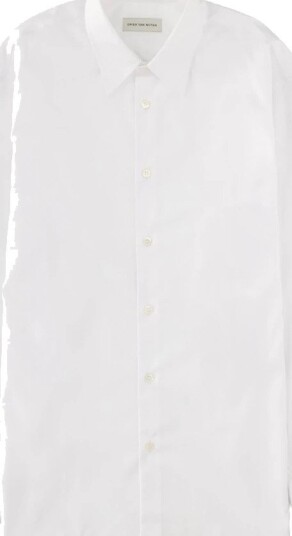 Dries Van Noten Herre Skjorter Hvit M, Dries Van Noten Herre Skjorter Hvit M,