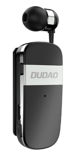 Dudao GU9 Extendable Wiring Bluetooth Earphone  Black