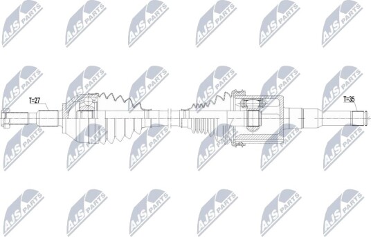 Drivaksel NTY NPW-FR-219