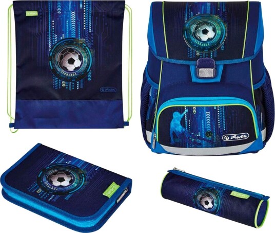 Herlitz Loop Plus Skolesekk Sett 16 Liter Fotball Herlitz Loop Plus Skolesekk Sett 16 Liter Fotball