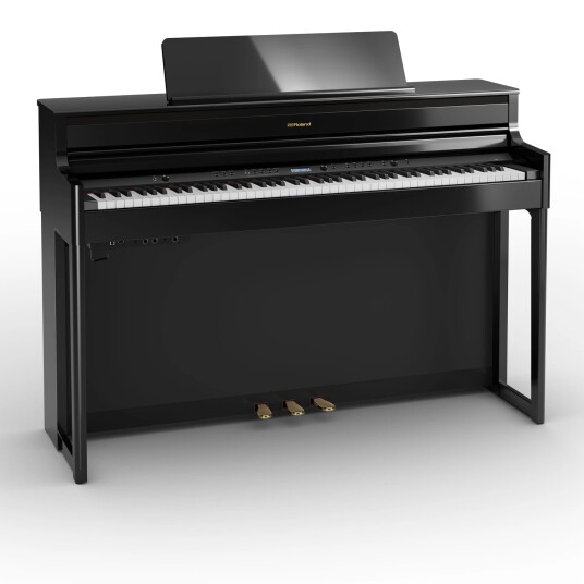 Roland Hp704 Pe Digital Piano Polert Svart Roland Hp704 Pe Digital Piano Polert Svart