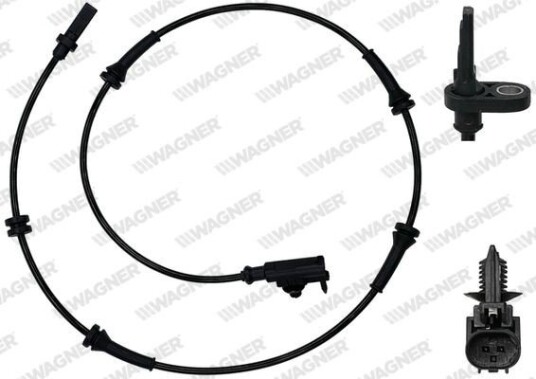 Sensor, ABS WAGNER ABS00733