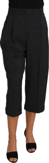 Dolce & Gabbana Dame Bukser Svart M, Dolce & Gabbana Dame Bukser Svart M,
