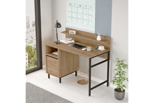 Skrivebord Munetoki 120 cm Valnøtt