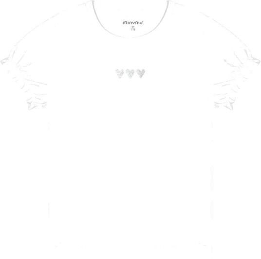 Minymo t skjorte til barn Bright White (122) 122