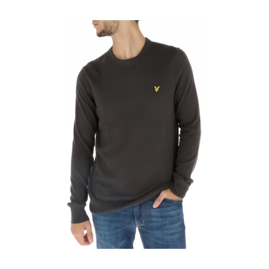 Lyle & Scott Herre Strikkevarer Grå S Lyle & Scott Herre Strikkevarer Grå S