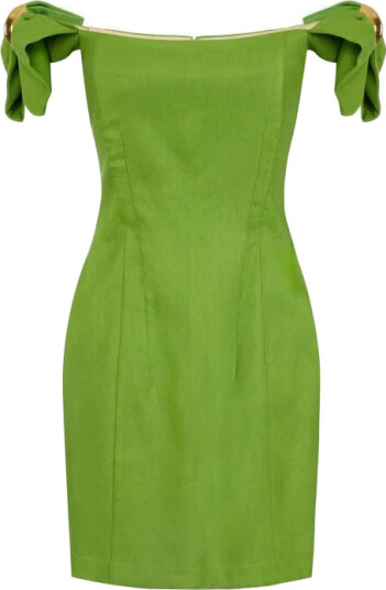 Elisabetta Franchi Dame Kjoler Grønn S, Elisabetta Franchi Dame Kjoler Grønn S,