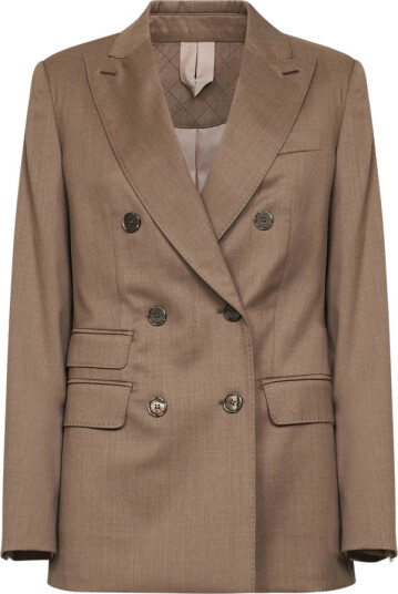 Max Mara Dame Jakker Brun M, Max Mara Dame Jakker Brun M,
