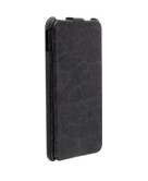 Krusell Tumba Slimcover - Beskyttende Deksel For Mobiltelefon - Lær - Årgangssvart - For Htc One