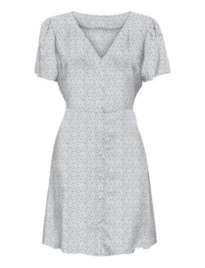 ONLY Carmakoma Carevida S/S Dress Wvn Noos   White   44