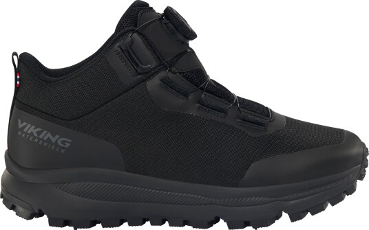 Viking Footwear Men's Stride Mid Spike Waterproof Black 46