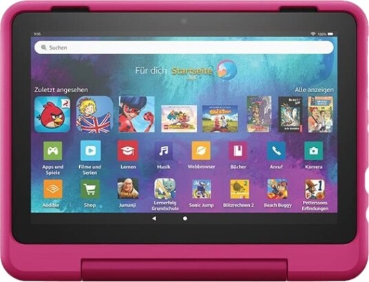 Amazon Fire Hd 8 Kids Pro-Nettbrett, 8" Hd-Skjerm, 32 Gb (2022) Fra 6 Til 12 År, 13 Timers Batterilevetid, Barnevennlig Etui, Regnbuedesign Amazon Fire Hd 8 Kids Pro-Nettbrett, 8" Hd-Skjerm, 32 Gb (2022) Fra 6 Til 12 År, 13 Timers Batterilevetid, Barnevennlig Etui, Regnbuedesign