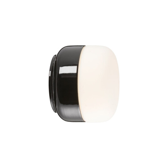 Ifö Electric Ohm 140/115 svart matt opal IP44 LED 10W/3000 Ra>90