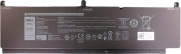 Dell Primary Battery Batteri Til Bærbar Pc Litiumion 6-Cellers 7922 Mah 95 Wh 68ND3