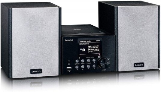 Microanlegg Med Dab+ CD Mp3 Internetradio 2x 12w Lenco
