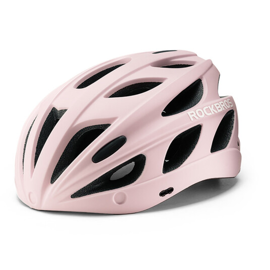 Rockbros Sykkelhjelm med Avtakbart UV-visir - Unisex - Rosa