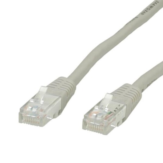VALUE Cat.6 Utp Nettverkskabel 2 meter Grå RJ-45 VALUE Cat.6 Utp Nettverkskabel 2 meter Grå RJ-45