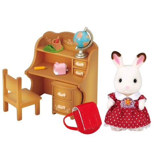 Sylvanian Families Freya Chocolate Kanin Figursett med Møbler og Tilbehør Sylvanian Families Freya Chocolate Kanin Figursett med Møbler og Tilbehør