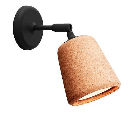 NEW WORKS Materiale Vegglampe Naturkork