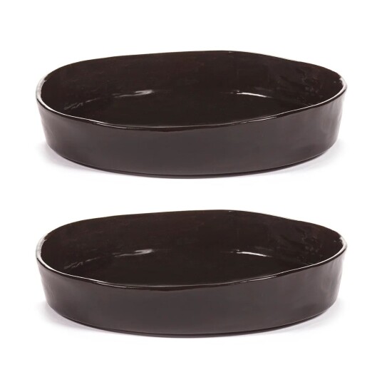 Serax La Mère dyp tallerken M Ø23 cm 2pakn. Dark brown
