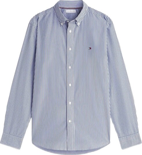 Tommy Hilfiger Core Flex Pop Classic Stp Shirt WEDGE BLUE STRIPE S