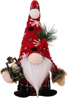 Juledekorasjon med nisse – 24cm – Dvergmann Juledekorasjon med nisse – 24cm – Dvergmann