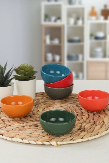 Karshana Dyp Tallerken 8 cm - Flerfarget