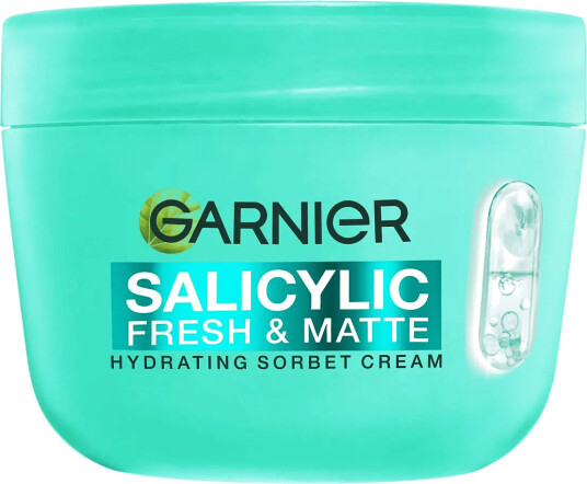 Garnier Garnier Salicylic Fresh & Matte Hydrating Sorbet Cream 85Ml Nude 85 ML