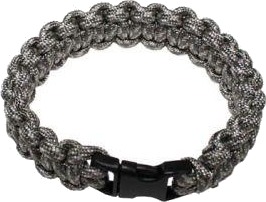 MFH Paracord-armbånd med liten klikklås - 1,9 cm bredt Oliven, Beige MFH Paracord-armbånd med liten klikklås - 1,9 cm bredt Oliven, Beige