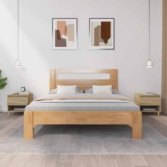  Nattbord 2 stk sonoma eik 50x46x50 cm konstruert tre 8720845668846