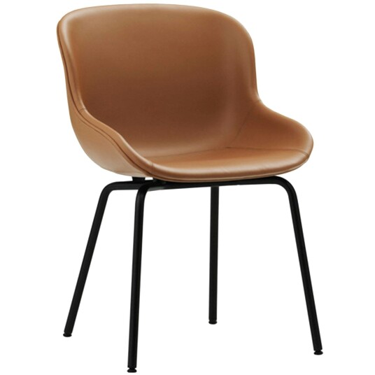 Normann Copenhagen Hyg Stol Brandy Skinn / Svart
