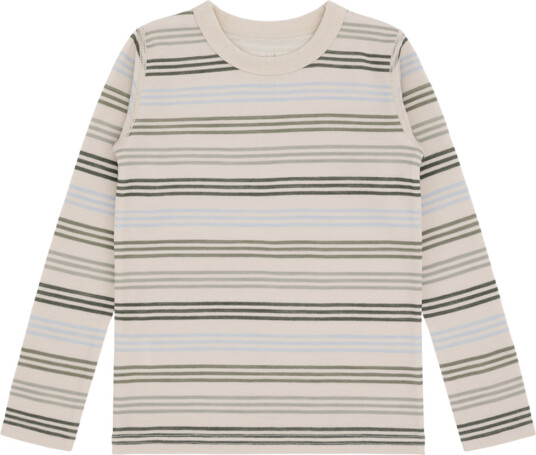 Hust and Claire   Ulltrøye m. bambus innerst "Abba 3 Stripes" French Oak